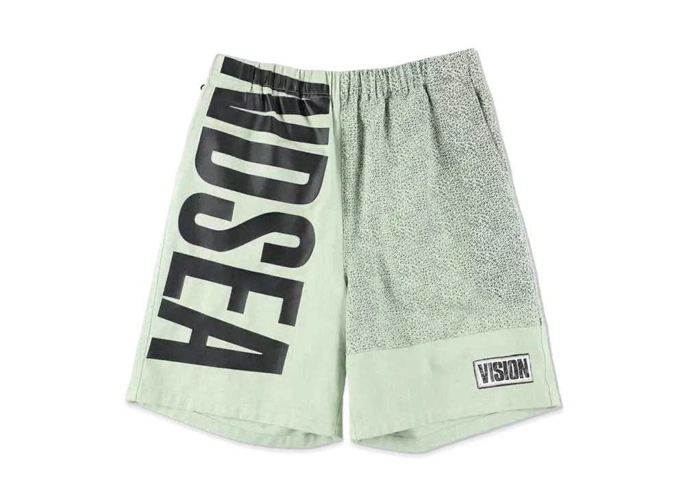 ウィンダンシー x ヴィジョン ロゴ ハーフ パンツ "ミント"