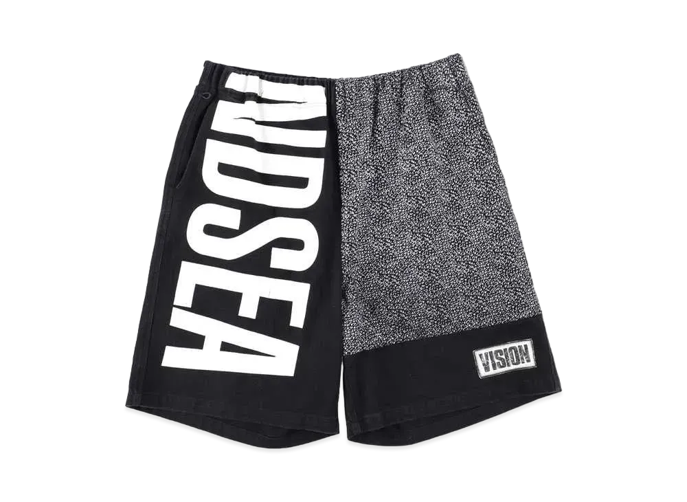 WIND AND SEA x VISION Logo Half Pants "Black"