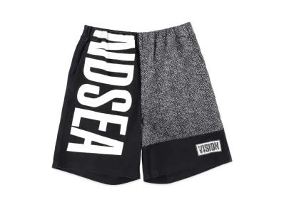 WIND AND SEA x VISION Logo Half Pants "Black"