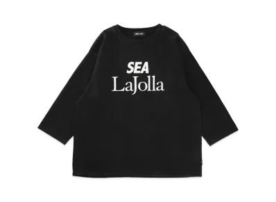 WIND AND SEA La Jolla_WDS Football Tee "Charcoal"