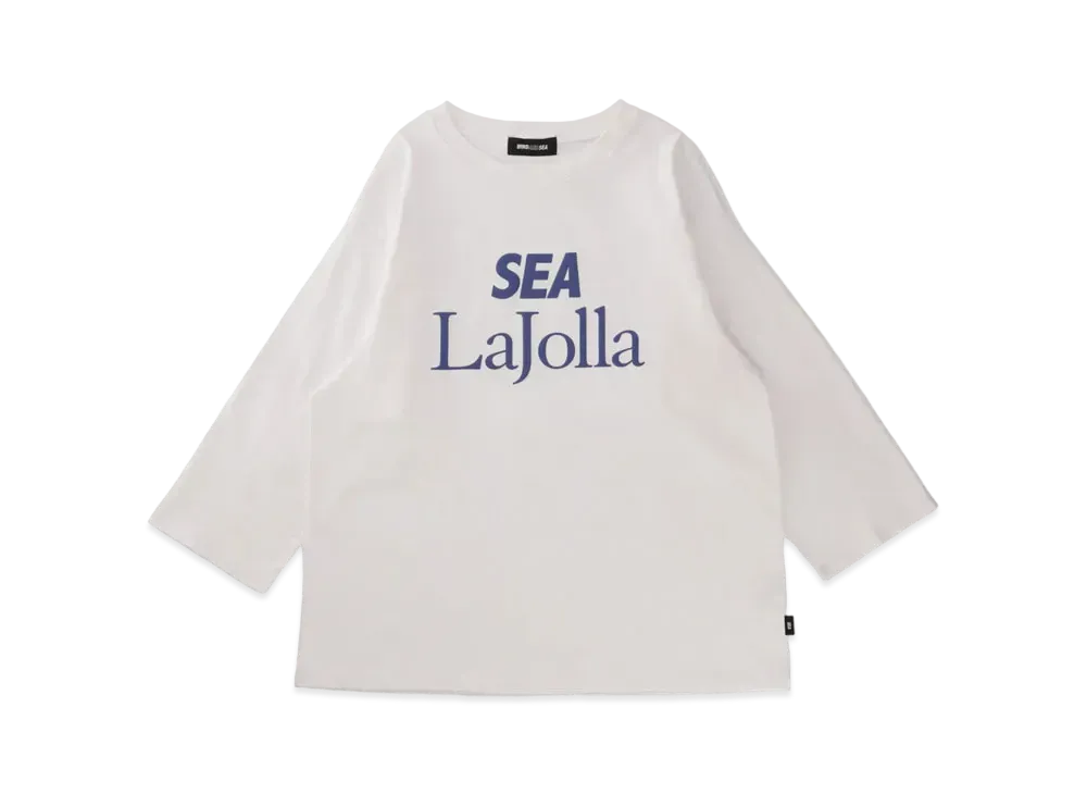 WIND AND SEA La Jolla_WDS Football Tee "White"