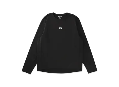 WIND AND SEA La Jolla_WDS L/S Rush Guard "Black"