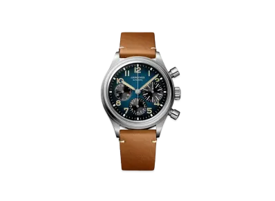 Longines Heritage Avigation 41.00 mm Big Eye "Petroleum/Titanium/Brown" L2.816.1.93.2