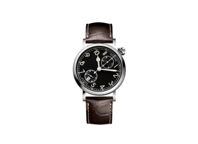 Longines Heritage Avigation Type A-7 1935 41.00 mm "Black/Stainless Steel/Brown" L2.812.4.53.2