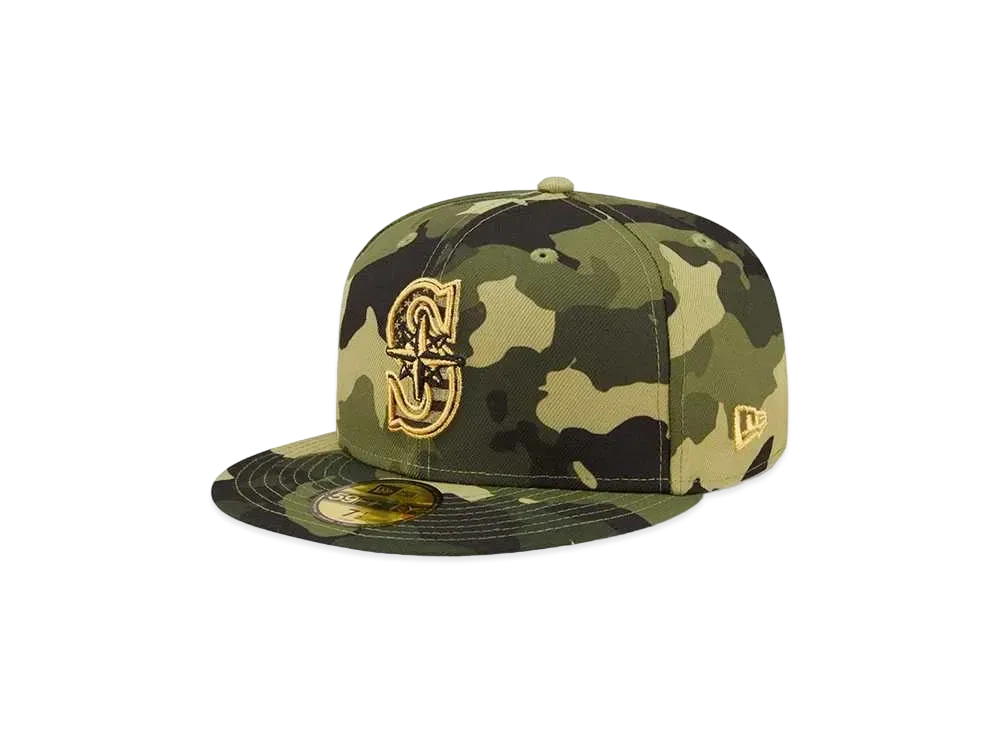 NEW ERA Mariners Armed Fourth Day 59 Fifty Cap "Camo"