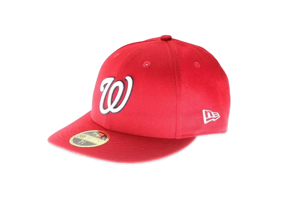 NEW ERA Nationals Authentic Low Profile Cap Game "Red"