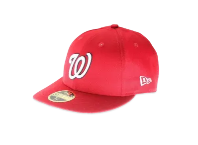 NEW ERA Nationals Authentic Low Profile Cap Game "Red"