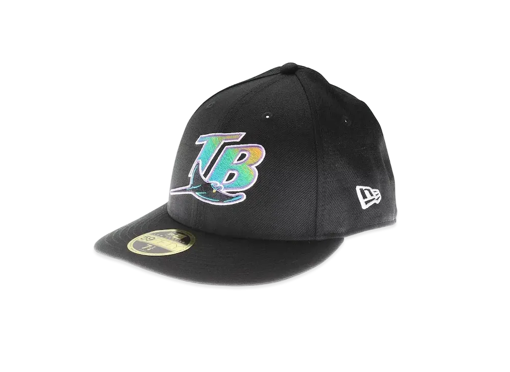 NEW ERA Rays Cooperstown Low Profile Cap Game "Black"