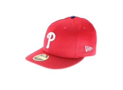 NEW ERA Phillies Cooperstown Low Profile Cap Game "Red"