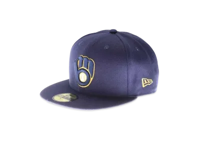 NEW ERA Brewers Authentic Cap Game "Navy"