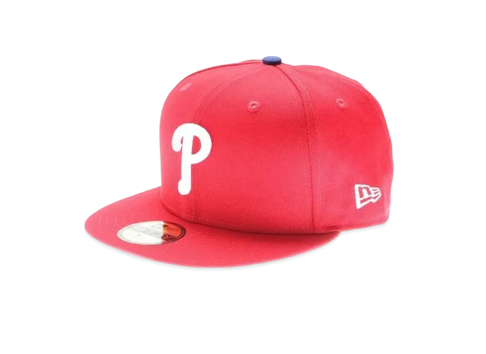 NEW ERA Phillies Authentic Cap Game "Red"