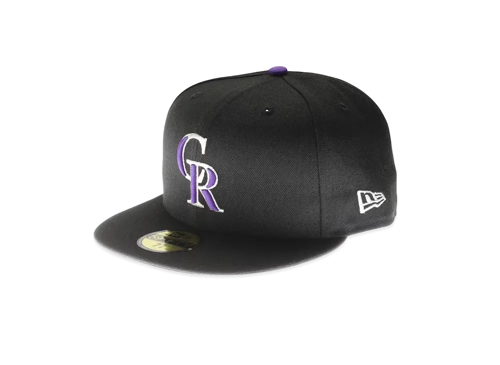 NEW ERA Rockies Authentic Cap Game "Black"