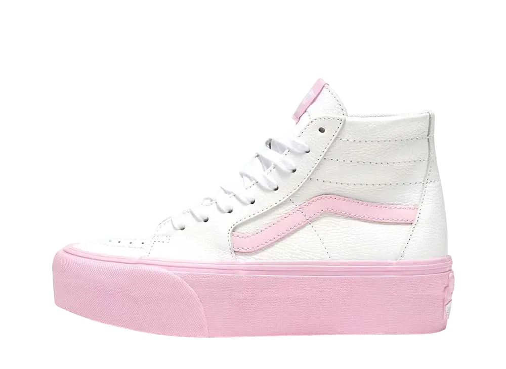 Barbie × Vans Women's Sk8-Hi Tapered Stackform "True White/Pink"