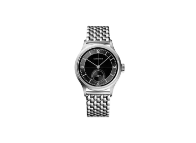 Longines Heritage Classic Sector Dial 38.50mm "Black/Stainless Steel" L2.828.4.53.6