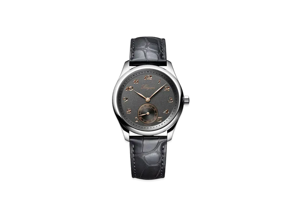 Longines Master Collection 38.50mm "Anthracite/Stainless Steel/Gray" L2.843.4.63.2