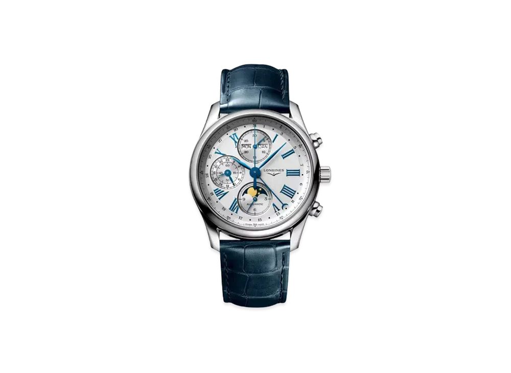 Longines Master Collection 40.00mm "Silver/Stainless Steel/Blue" L2.673.4.71.2