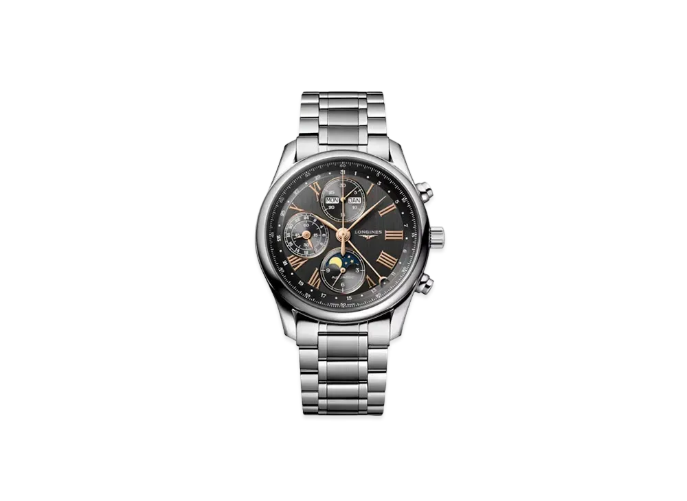 Longines Master Collection 40.00mm "Anthracite/Stainless Steel" L2.673.4.61.6