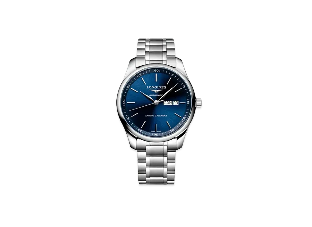 Longines Master Collection 42.00mm "Blue Sun Ray/Stainless Steel" L2.920.4.92.6