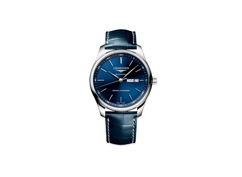 Longines Master Collection 42.00mm "Blue Sun Ray/Stainless Steel/Blue" L2.920.4.92.0