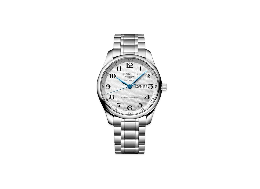 Longines Master Collection 42.00mm "Silver Barleycorn/Stainless Steel" L2.920.4.78.6