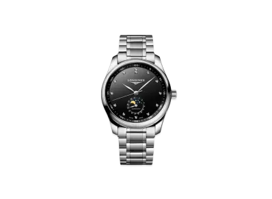 Longines Master Collection 40.00mm "Black Lacquer Polish/Stainless Steel" L2.909.4.57.6