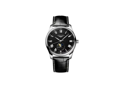 Longines Master Collection 40.00mm "Black Barleycorn/Stainless Steel/Black" L2.909.4.51.7