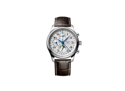 Longines Master Collection 42.00mm "Silver Barleycorn/Stainless Steel/Brown" L2.773.4.78.3