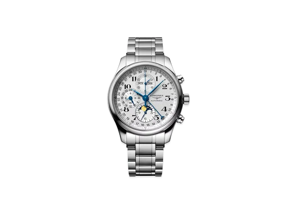 Longines Master Collection 42.00mm "Silver Barleycorn/Stainless Steel" L2.773.4.78.6