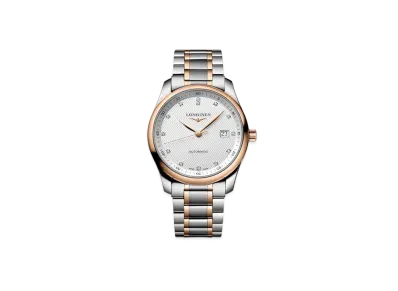 Longines Master Collection 40.00mm "Silver Barleycorn/Stainless Steel/Rose Gold" L2.793.5.77.7