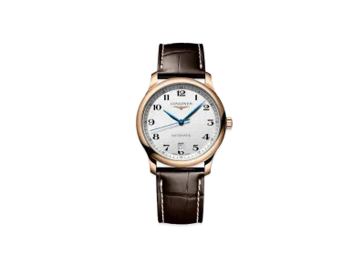 Longines Master Collection 38.50mm "Silver Barleycorn/Pink Gold/Brown" L2.628.8.78.3