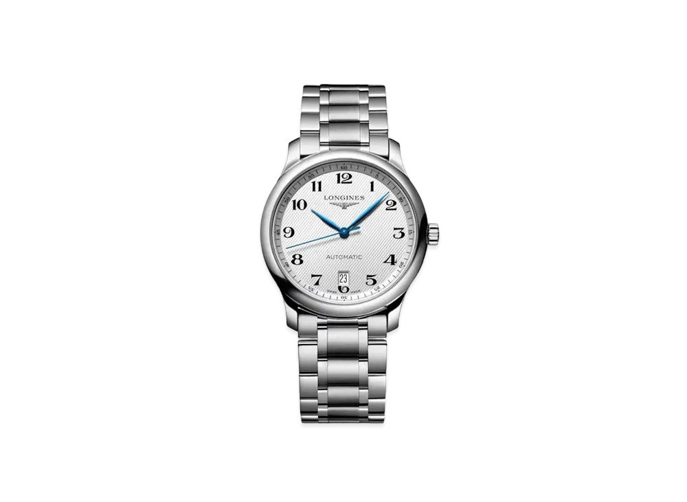 Longines Master Collection 38.50mm "Silver Barleycorn/Stainless Steel" L2.628.4.78.6