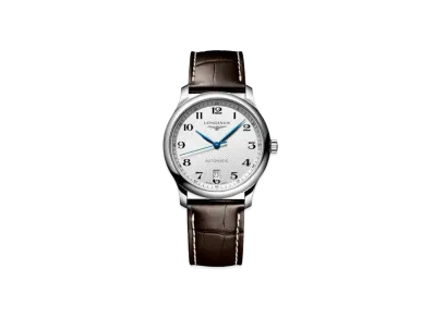Longines Master Collection 38.50mm "Silver Barleycorn/Stainless Steel/Brown" L2.628.4.78.3