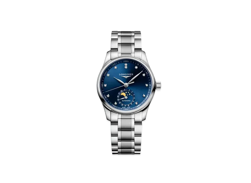 Longines Master Collection 34.00mm "Blue Sun Ray/Stainless Steel" L2.409.4.97.6