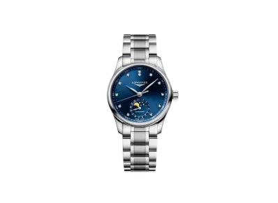 Longines Master Collection 34.00mm "Blue Sun Ray/Stainless Steel" L2.409.4.97.6