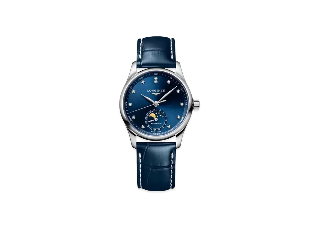 Longines Master Collection 34.00mm "Blue Sun Ray/Stainless Steel/Blue" L2.409.4.97.0