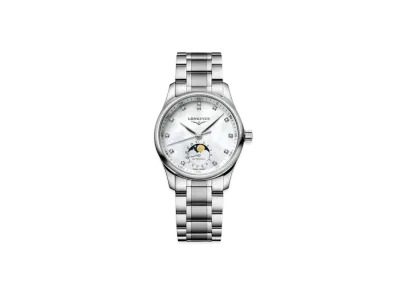 Longines Master Collection 34.00mm "White Mother-of-Pearl/Stainless Steel" L2.409.4.87.6