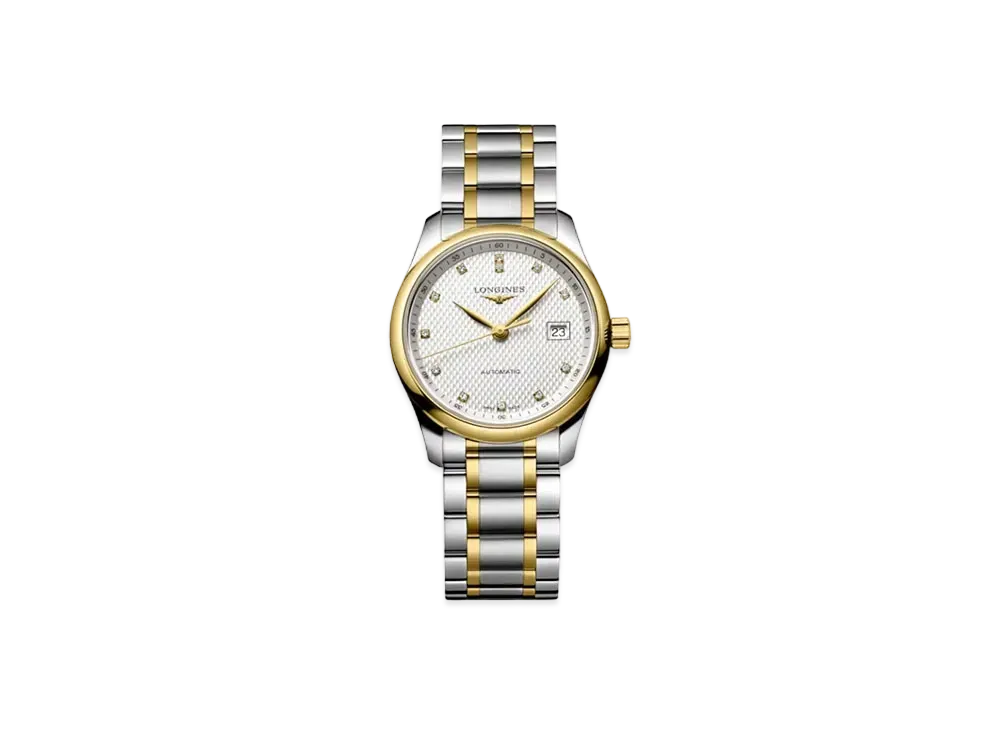 Longines Master Collection 29.00mm "Silver Barleycorn/Stainless Steel/Yellow Gold" L2.257.5.77.7