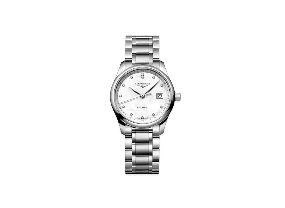 Longines Master Collection 29.00mm "White Mother-of-Pearl/Stainless Steel" L2.257.4.87.6