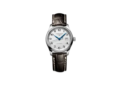 Longines Master Collection 29.00mm "Silver Barleycorn/Stainless Steel/Brown" L2.257.4.78.3