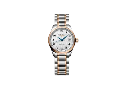 Longines Master Collection 25.50mm "Silver Barleycorn/Stainless Steel/Pink Gold" L2.128.5.79.7