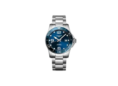 Longines Hydro Conquest 41.00mm "Blue Sun Ray/Stainless Steel/Ceramic" L3.781.4.96.6