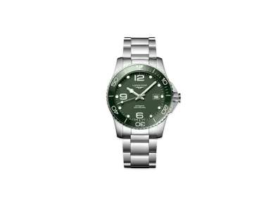 Longines Hydro Conquest 41.00mm "Green Matte/Stainless Steel/Ceramic" L3.781.4.06.6