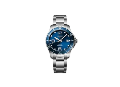 Longines Hydro Conquest 39.00mm "Blue Sun Ray/Stainless Steel/Ceramic" L3.780.4.96.6