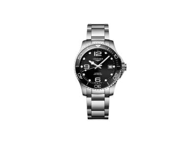 Longines Hydro Conquest 39.00mm "Black Sun Ray/Stainless Steel/Ceramic" L3.780.4.56.6