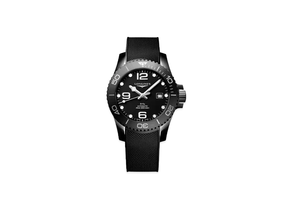 Longines Hydro Conquest 43.00mm "Matte Black Ceramic/Black" L3.784.4.56.9