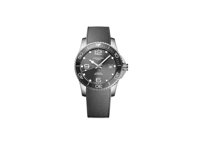 Longines Hydro Conquest 41.00mm "Sun Ray Gray/Stainless Steel/Ceramic/Gray" L3.781.4.76.9