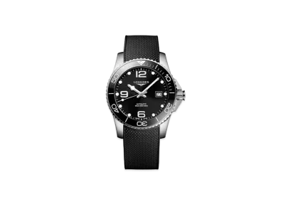 Longines Hydro Conquest 41.00mm "Black Sun Ray/Stainless Steel/Ceramic/Black" L3.781.4.56.9