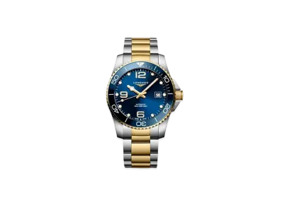 Longines Hydro Conquest 41.00mm "Blue Sun Ray/Stainless Steel/Ceramic" L3.781.3.96.7