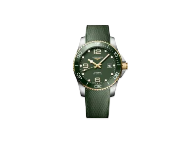 Longines Hydro Conquest 41.00mm "Green Matte/Stainless Steel/Ceramic/Green" L3.781.3.06.9