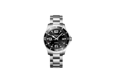 Longines Hydro Conquest 39.00mm "Black Sun Ray/Stainless Steel" L3.741.4.56.6